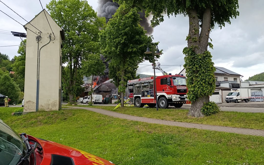 Industriebrand, Offenbach-Hundheim